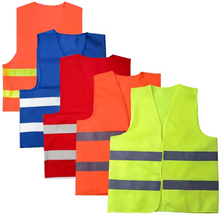 Wholesale High Visibility Reflective Safety Vest for Construction Traffic Outside Work Riding