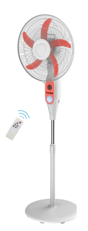 16 Inch rechargeable fan Wholesale Home Metal Blades Electric Stand Fan Plastic Floor Fan Mechanical Control Pedestal fans