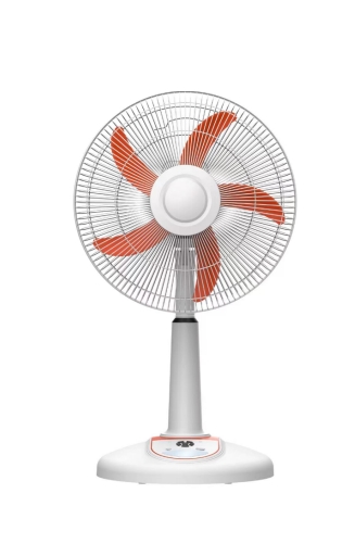 16 inch rechargeable 12v solar ac dc fan solar fan with solar panel USB charge and LED light China factory 