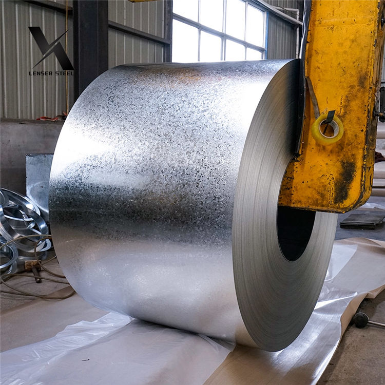 Zinc Coated Galvanized Steel Coils 0.4mm to 2.0mm CR GI Steel Coil 1219mm Width for Appliances
